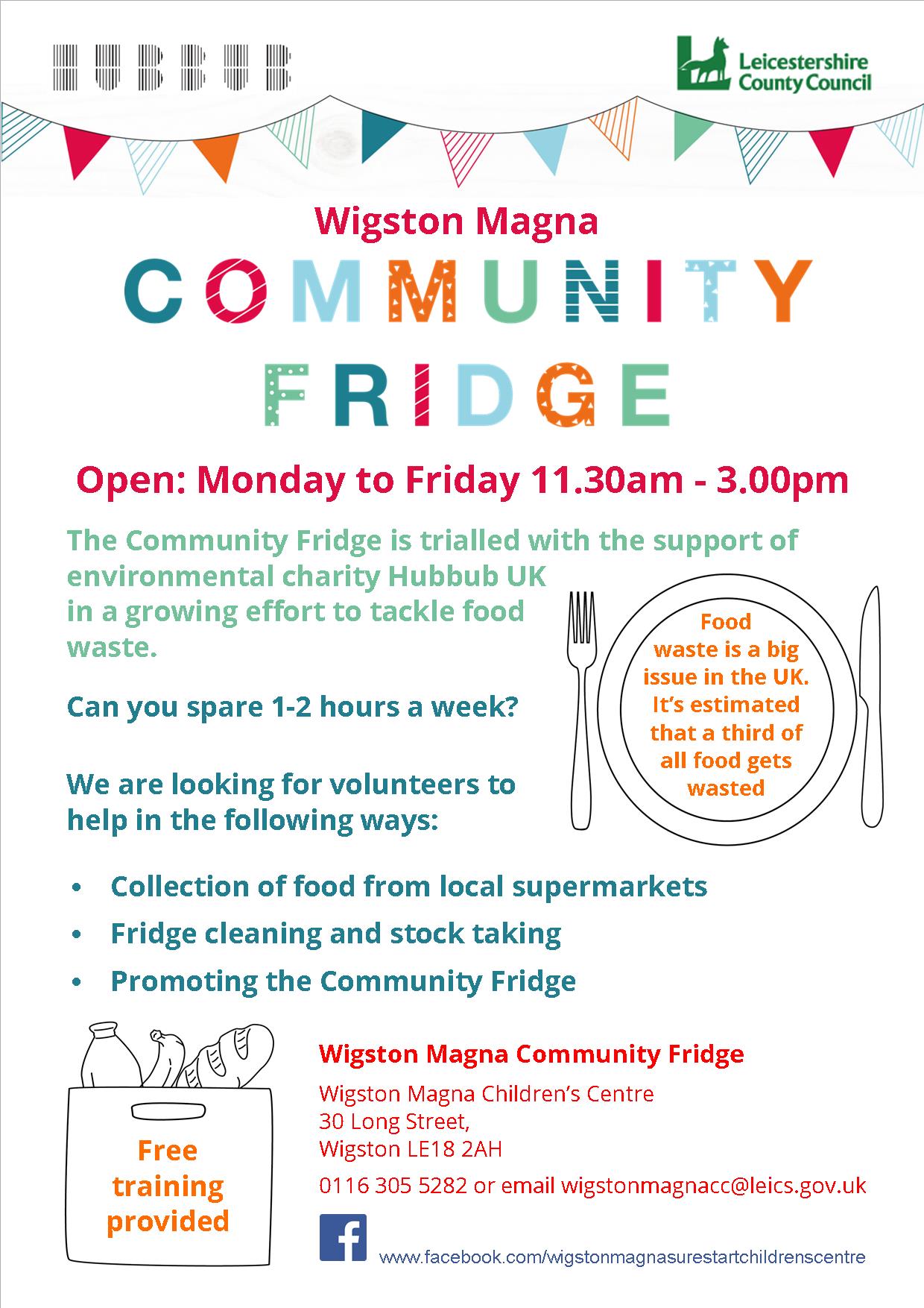 Wigston Magna Community fridge seeks volunteers Less Waste