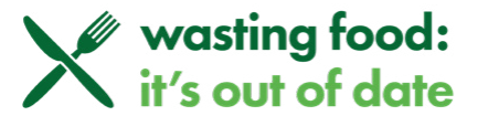Wasting food: It's out of date logo