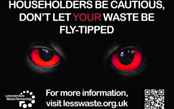 Householders be cautious. dont let your waste be flytipped.