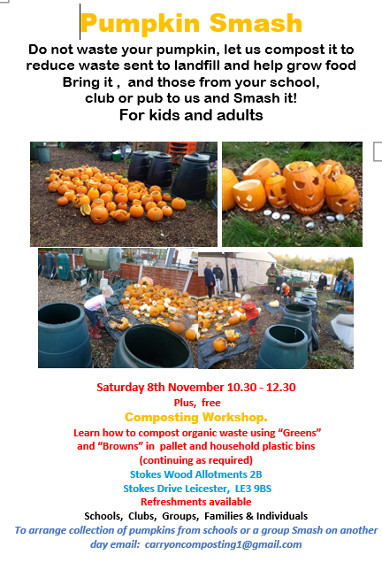 Pumpkin Smash and Composting Workshop